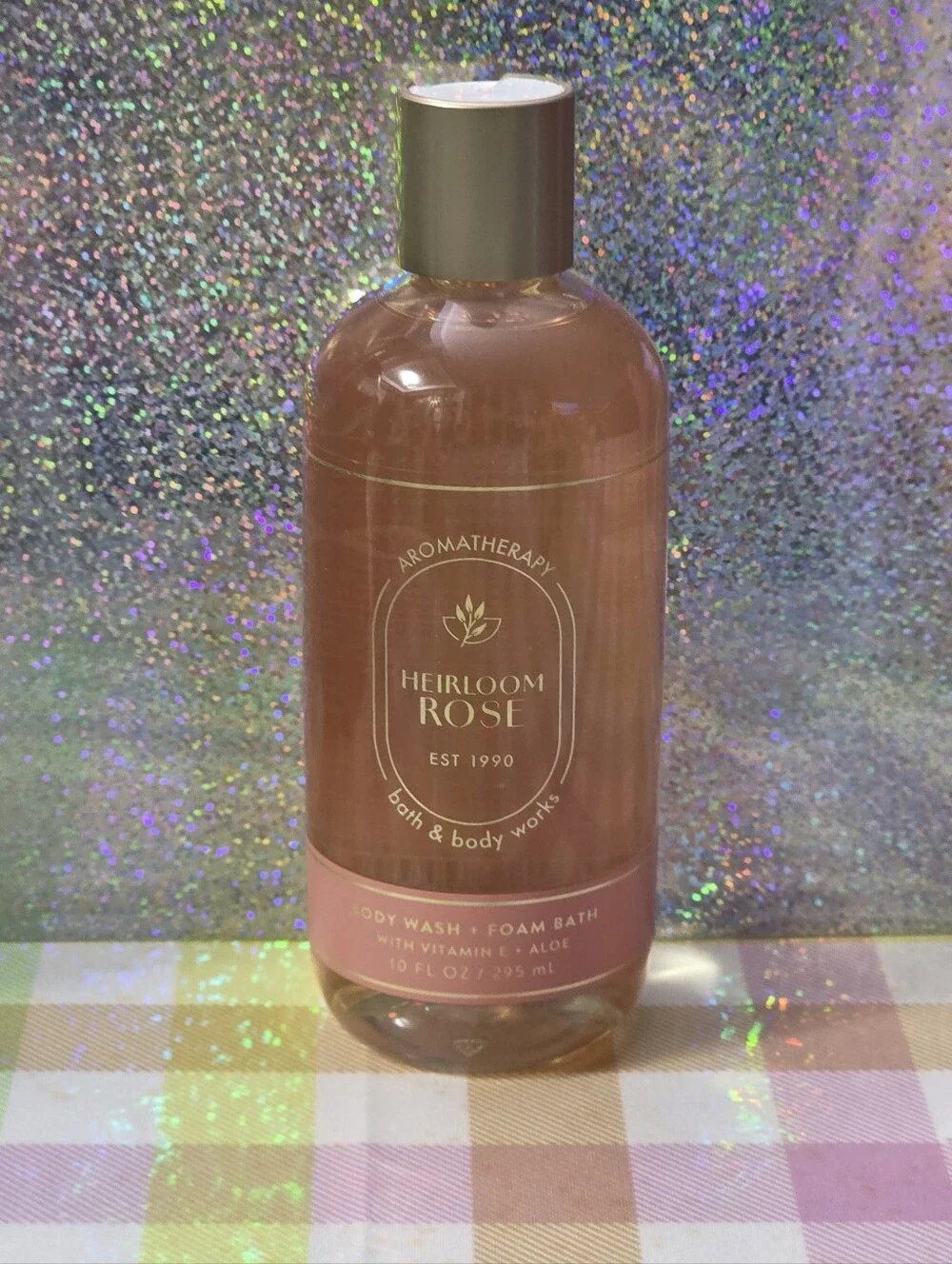 Bath & Body Works Aromatherapy Heirloom Rose Body Wash & Foam Bath 10oz NEW